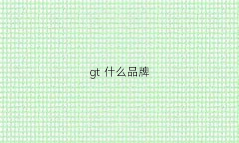 gt 什么品牌